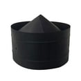 thumbnail image 3 of Tapa de lluvia para chimenea, tapa de tubo de estufa, protección contra el polvo y la nieve, tapa transpirable, tapa de ventilación de techo, cubierta Macarena Cubierta de lluvia para chimenea, 3 of 8