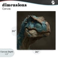 thumbnail image 4 of Stupell Industries Contemporary Cerulean Scaled Dinosaur Detail Canvas Art, 30 x 30, by Wumples, 4 of 8
