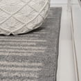 thumbnail image 3 of JONATHAN Y MOROCCAN HYPE 3 x 5 Area Rug, Khalil Berber Stripe - Gray/Cream, MOH207G-3, 3 of 10