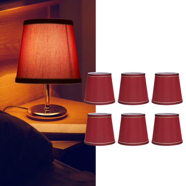 Abat-Jour de Lustre, Style Simple Durable pour Lampe de Sol Vert Foncé PX198, Rouge Vin PX43