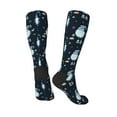 thumbnail image 4 of Bingfone Compression Socks For Women And Men Long Socks For Running Athletic Cycling Nurse-Gnome And Snowflakes, 4 of 9