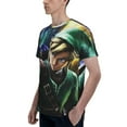 thumbnail image 5 of The Legend of Zelda T Shirt 3D Printed Crewneck Graphic Short Sleeve Tees for Mens, 5 of 5
