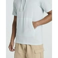 thumbnail image 4 of Real Essentials Men's Cotton Short-Sleeve Hoodie Hooded T-Shirt With Drawstring & Pockets (Available In Big & Tall), 4 of 6