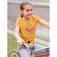 thumbnail image 2 of Buon Ferragosto Watercolor Melon T-Shirt Juniors -Image by Shutterstock,  x-Large, 2 of 4