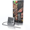 thumbnail image 2 of Termómetro digital para parrilla con sonda de acero inoxidable - 2 modos - Temperatura con señal de alarma - Temporizador 0-99:59 min. - Rango de medición -26 - 250c - Carne, 2 of 4