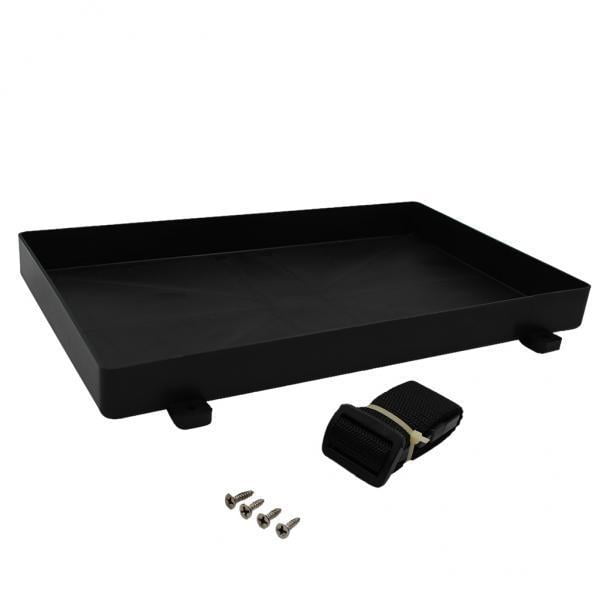 2x Soporte de bandeja de para pieza para serie 24 con correa de hebilla de sujeción DYNWAVEMX Soporte para bandeja de baterías marinas