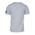 thumbnail image 2 of Gravity Threads Mens USA Flag Sleeve T-Shirt - Heather Grey - Large, 2 of 3
