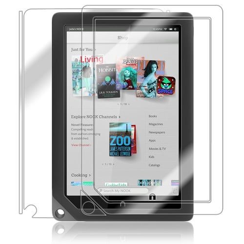 Skinomi Clear Full Body Protector Tablet Cover for Barnes & Noble Nook HD 9" 