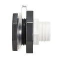 thumbnail image 3 of Uxcell Bulkhead Tank Adapter with Thread Pipe Fitting Thread for Rain Buckets Water Tanks G1, 3 of 5