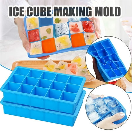

Yedhsi Ice Lattice New Hot Silicone FrostMold Bar Pudding Jelly Chocolate Maker 15 Ice Tray Wholesale