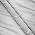 thumbnail image 5 of 300-Thread Count Breathable Cotton Percale Solid 2-Piece Duvet Cover Set with Matching Pillow Shams, Twin, Platinum by Blue Nile Mills, 5 of 5