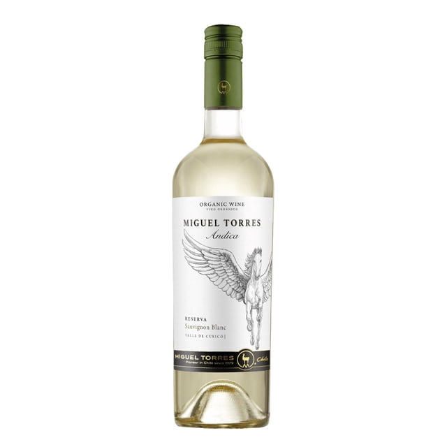 Vino Blanco Andica Torres Órganico Sauv Blanc 750 ml