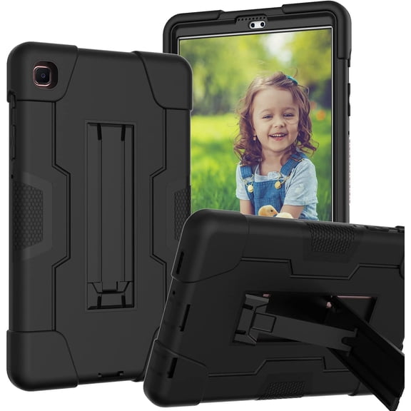 REQO Case for Samsung Galaxy Tab A7 Lite 8.7-Inch 2021 (SM-T227/T225/T220), with 3-Layer Structure Portable Hybrid Shock-Proof Cover Case with Kickstand Cover