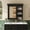 Black + MDF + Modern, variant on YANGXUN 30x28 Inch Bathroom Medicine Cabinet with Mirror White Wall Mounted Storage Organizer Over the Toilet Wooden Vanity Cupboard