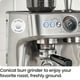 thumbnail image 2 of Chefman Crema Supreme Máquina de Espresso con Molinillo Cónico y Varilla de Vapor – Acero Inoxidable, 2 of 4