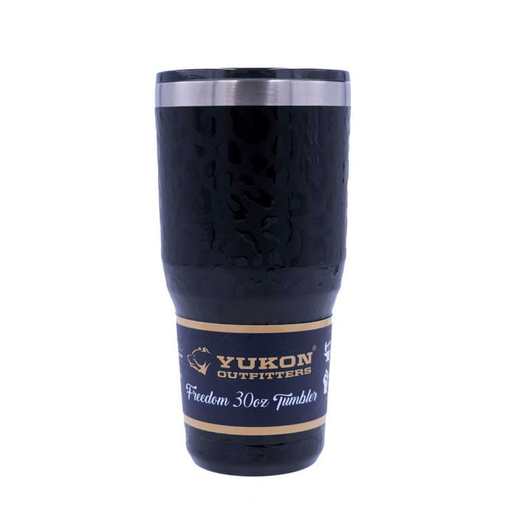 YUKON OUTFITTERS Freedom 30oz UV Black Leopard Tumbler (MGYT30UVBL) 