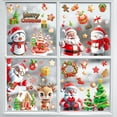 thumbnail image 5 of 155 PCS Christmas Snowflake Window Stickers - Xmas Holiday White Winter Christmas Window Decorations Ornaments(9 Sheets), 5 of 6