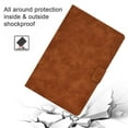 thumbnail image 5 of Dteck Case for Samsung Galaxy Tab A7 10.4" SM-T500 T505 (2020 Released) 10.4-inch,Luxury PU Leather Wallet Card Holder Kicstand Folio Protective Shockproof Cover ,Brown, 5 of 5