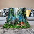 thumbnail image 6 of Dinosaur Blanket Dinosaur Gifts for Boys Men Dinosaur Throw Blanket for Couch Sofa Bed Soft Warm Flannel Fleece 60"x80", 6 of 6