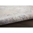 thumbnail image 4 of Nourison Sleek Textures 2'2" x 7'6" (8' Runner) Ivory/Grey Area Rug Distressed Abstract by Nourison, 4 of 7