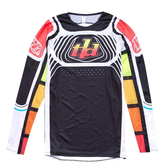 Motocross Jersey Troy Lee Designs SE Pro Wavez Black S