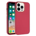 thumbnail image 3 of For Apple iPhone 15 Pro Max (6.7") Slim Classic Hybrid Around Rubber Gummy Slick Hard Silicone TPU Chromed Button Cover ,Xpm Phone Case [ Burgundy ], 3 of 3