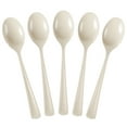 thumbnail image 4 of Exquisite Ivory Disposable Spoons - Ivory Plastic Spoons - 100 Count, 4 of 10
