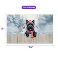 thumbnail image 5 of Playful Scottish Terrier Welcomes Winter Snowy Day with Cardinal Bird Doormat Scottie Dog Lover Gifts Indoor Outdoor Welcome Mat - 2017, 5 of 5
