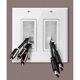 thumbnail image 4 of 2-Gang Wall Plate, Low Voltage Cable Plate for Speaker Wires, 4 of 5