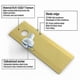 thumbnail image 2 of 30Pcs Blades for Stiga Lawn Mower Single Hole Stainless Steel Grass Cutter Replacement Parts , 44.5 x 16mm, 2 of 5