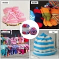 thumbnail image 5 of Crochet Yarn Multi-Colored Sweater Scarf Gloves Baby Garment Bundle Accessories DIY Gifts Comfortable Skeins Set Threads 4-Ply 05blue and red, 5 of 5