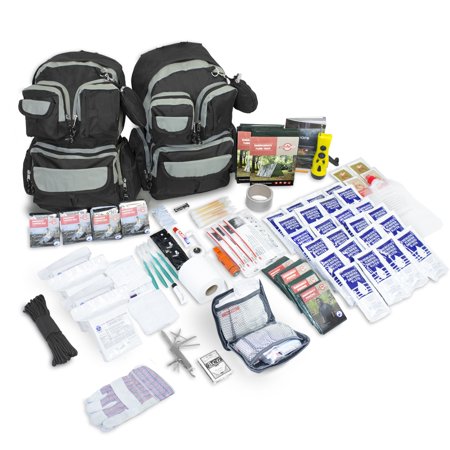 emergency zone  urban survival bug-out bag - 4 person, 72 hours, family emergency survival