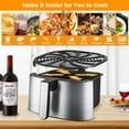 thumbnail image 6 of GWY Air Fryer Replacement Tray for Gourmia GAF798 GAF716 7QT, Food Grade Nonstick 8.97''*8.97'' Air Fryer Replacement Parts Rack Tray Grill Pan Grill Plate Crisper Plate, Dishwasher Safe, 6 of 7
