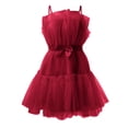 thumbnail image 6 of WTXUE Corset Dress, Tube Top Mesh Bowknot Ballet Dress for Women, Tulle Dress Women, Mesh Dress, Red Dresses for Women, Red 2XL, 6 of 7