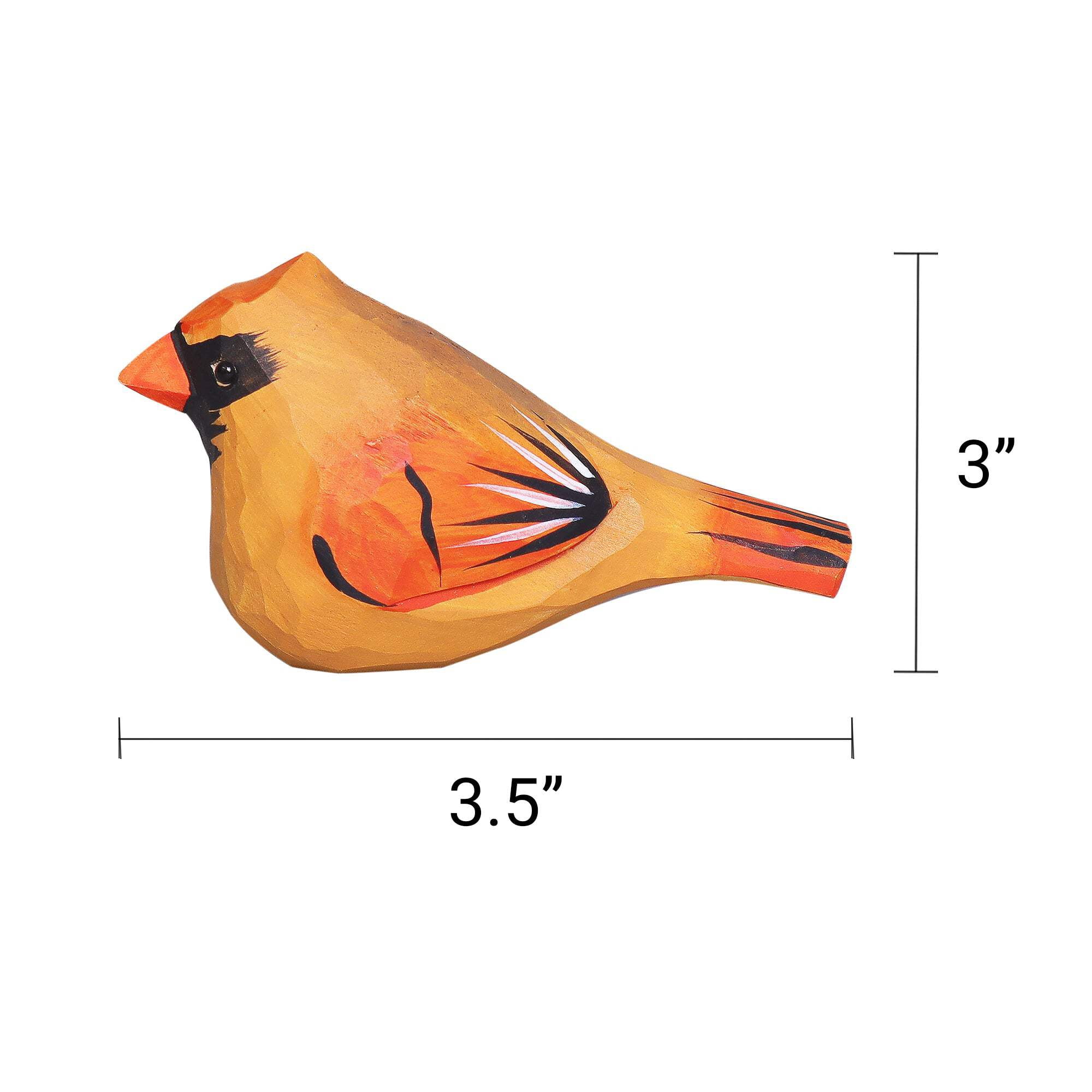 Hand-Carved Cardinal Bird DIY Painting Kit – Nature-Inspired Decor  Gifts