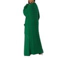 thumbnail image 6 of Komoo Women Long Cardigan Sweater Open Front Long Sleeve Cable Knit Thick Coat Warm Fall Winter Outwear, 6 of 9