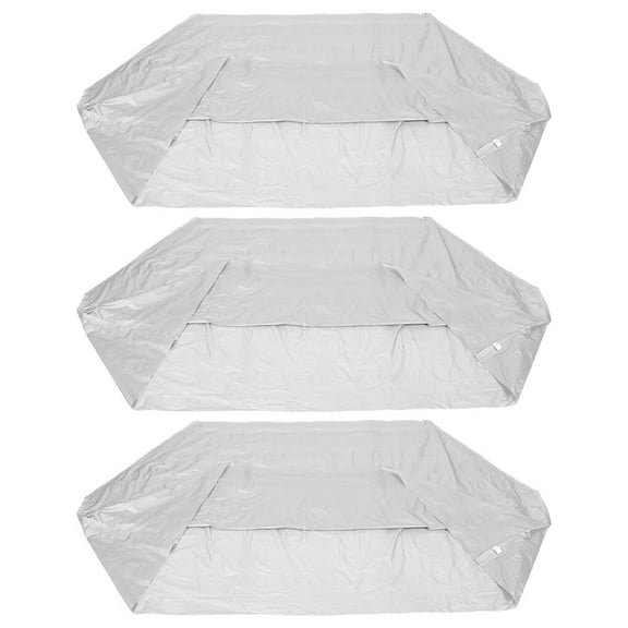 Hemoton  3 Pcs Electric Scooter Rain Cover Bike Waterproof Covers White