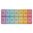 thumbnail image 1 of MasteelfCA 1pc Food Grade 14 Grids Pill Box One Week Medicine Box Pill Case Pill Organizer, 1 of 7