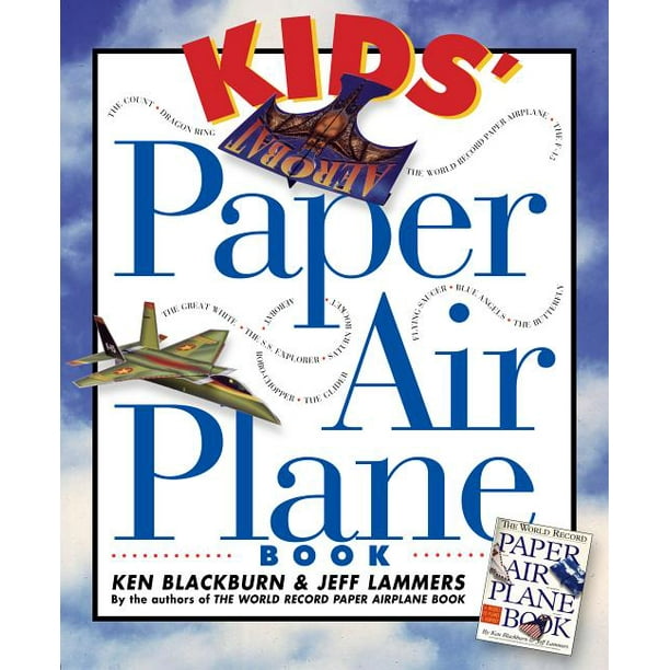 Kids' Paper Airplane Book Paperback