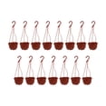 thumbnail image 1 of 15 piezas de macetas colgantes, contenedores para plantas con gancho, macetas para flores, macetas para plantas 17 cm x 10 cm, 1 of 8