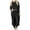 Black, variant on Christmas! Ohufall 2 Piece Outfits For Women, Summer Fall Women's Casual Solid Color Long-Sleeve Cardigan Tank Tops Vest Trouser Sets