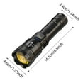 thumbnail image 2 of High Power Rechargeable LED Flashlight for Outdoor Enthusiasts Versatile Zoomable Pocket Torch with Charging Long Range Beam Build and Emergency Use, 2 of 7