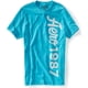 thumbnail image 1 of Aeropostale Hombre Puff Paint So-cal Camiseta Gráfica, Azul, Grande, 1 of 1