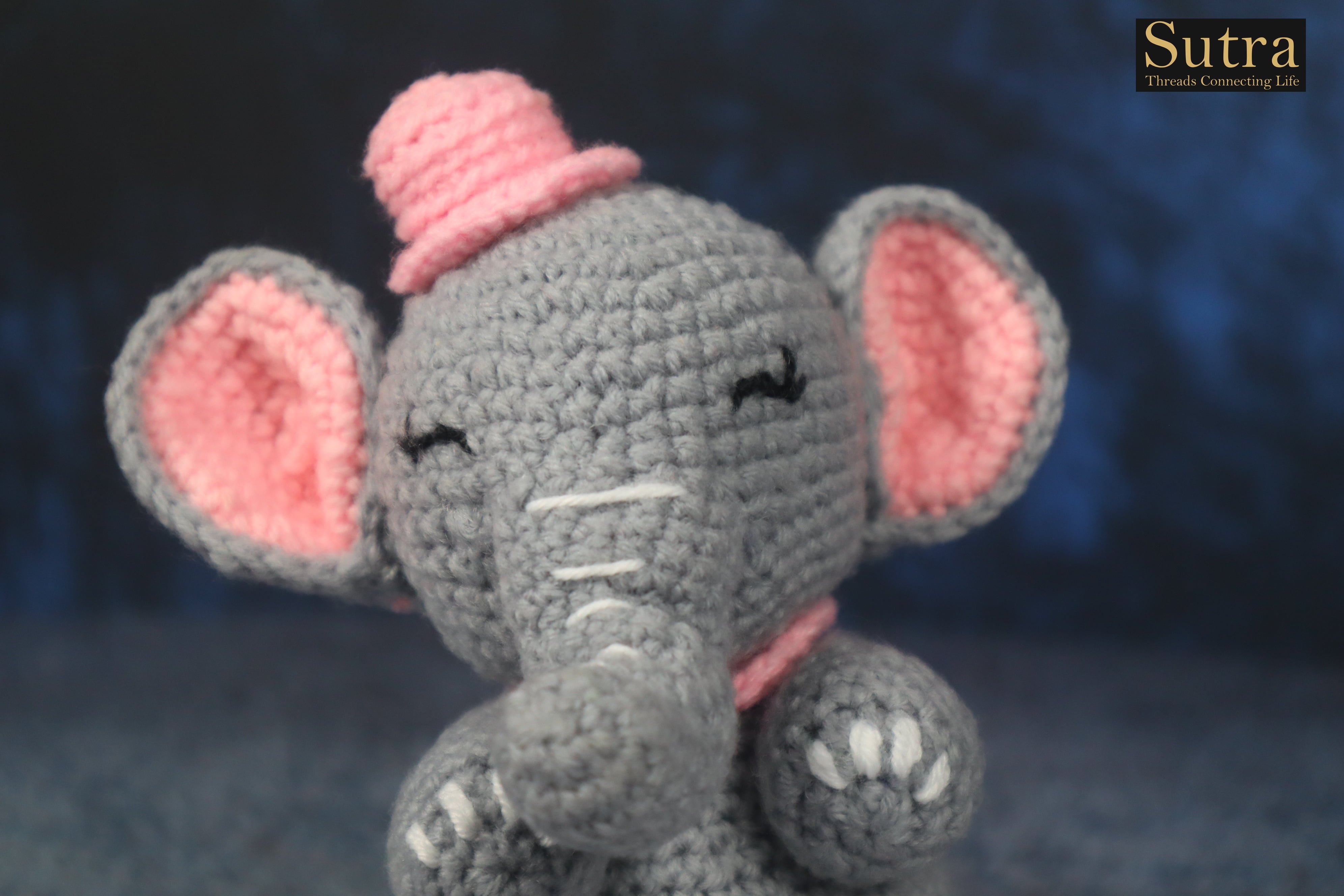 Cute Handmade Crochet Elephant Toy, ,baby Gift, Newborn Gift, Gift For Kid, Custom Color
