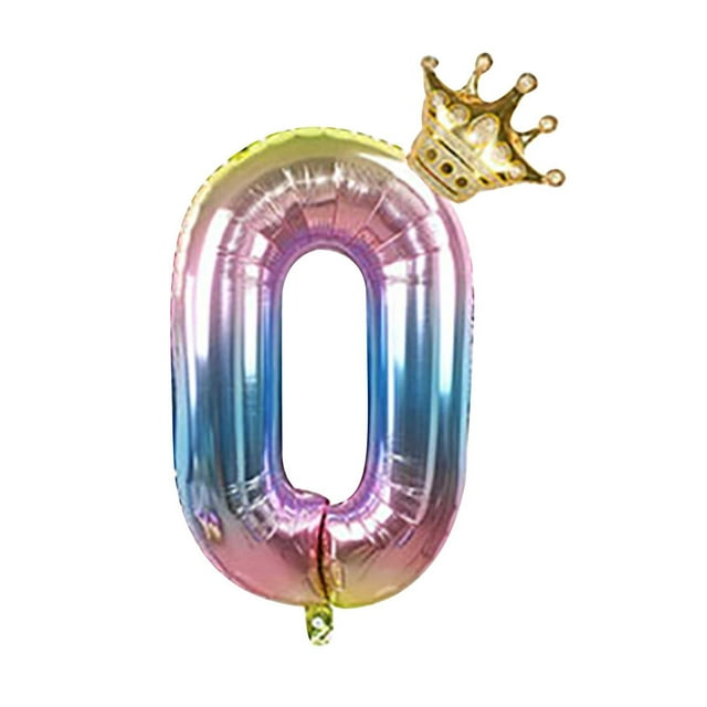 Agiferg Used For Birthday Party, Anniversary Celebration 32IN Number Decoration