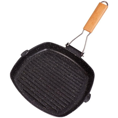 

Fovolat Non-Stick Frying Pan Skillet Non-Stick Skillet with Foldable Handle Heat-Resistant Portable Backpacking Skillet Non-Stick Coating Outdoor Kitchen Gear Camp Kitchen compatible