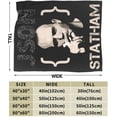 thumbnail image 3 of Jasons Statham Fashion Personality Blanket Winter Super Soft Quilt Bed Durable Warm Lightweight Blanket 40"x30", 3 of 6