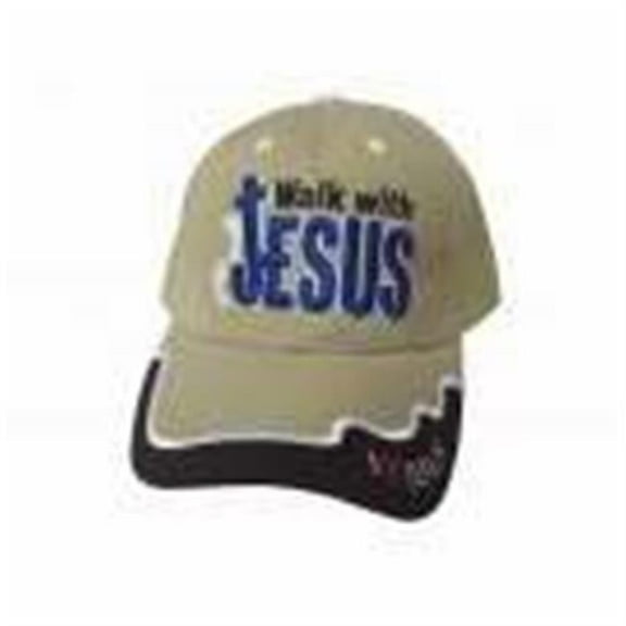 Swanson Christian Supply 11183X Cap-Walk With Jesus - Khaki