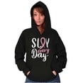 thumbnail image 4 of Breast Cancer Survivor Slay Every Day Hoodie Sweatshirt Women Brisco Brands S, 4 of 6