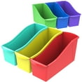 thumbnail image 1 of STOREX Large Book bin with front pockets, Assorted, case of 6, 1 of 3